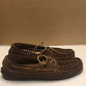 Frye Woven Boat Shoes
